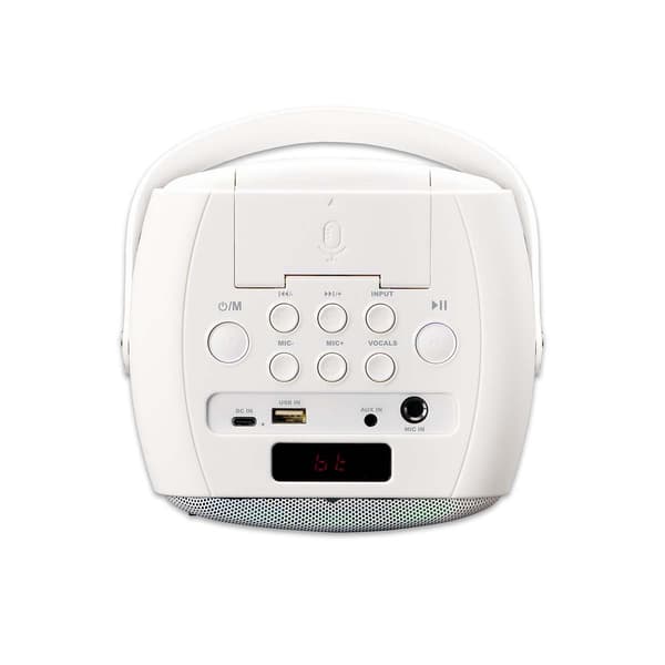 Bluetooth Karaoke-system med trådlös mikrofon och LED-lampor