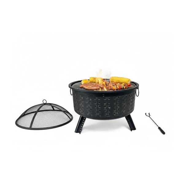 Eldskål med grillgaller – Utomhusmatlagning och säkerhet