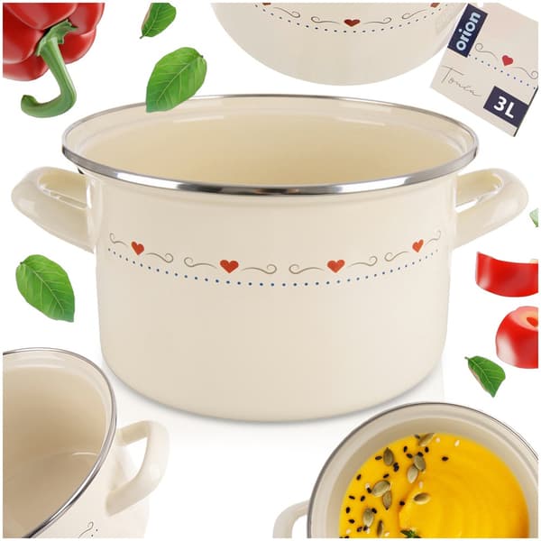 Flødeemaljegryde TONCA 20 cm, 3 l