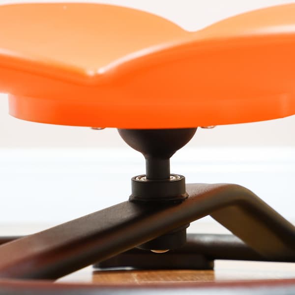 Sensorisk barnstol, roterande balanssits, plast, orange