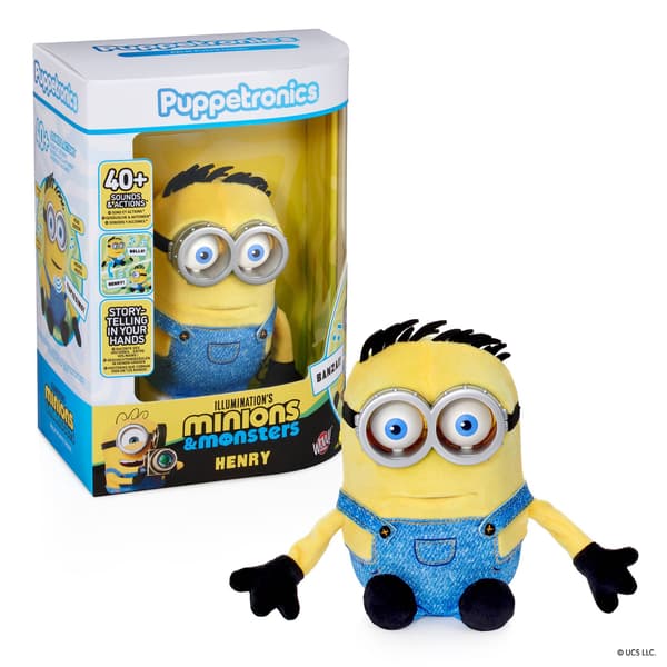 Interaktivt Minions Palm Puppetronic Legetøj – Henry