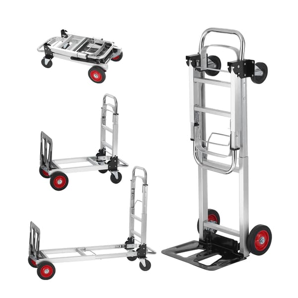 Konvertibel sækkevogn, 2-i-1 foldbar, 180 kg