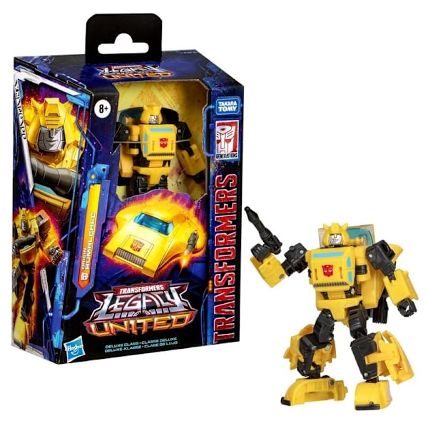 Transformers Legacy Blumblebee Deluxe Figuuri, 14 cm pitkä