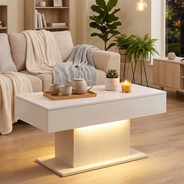 LED-soffbord, RGB, högblankt vitt, 2 lådor
