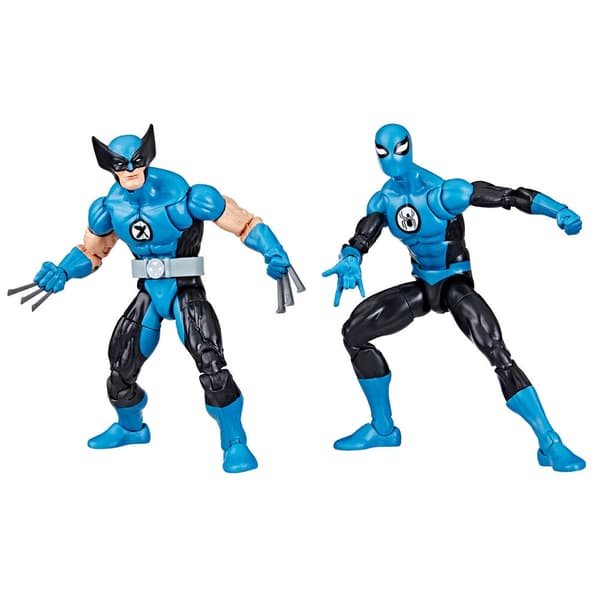 Marvel Superheltefigurpakke: Wolverine, Spiderman, 15 cm