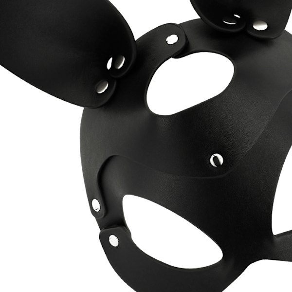 Coquette Chic Desire - Vegansk lädermask med kaninöron