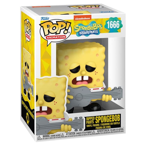 SvampeBob Ripped Pants Figur - Samlelegetøj til fans