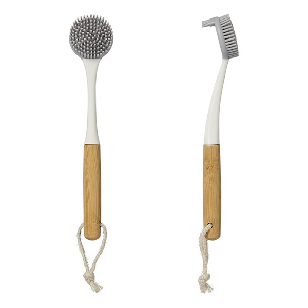 Diskborste silikon 30,5 cm Ø6 cm bambu