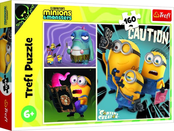 Minionspussel, 160 bitar – 41x27,5 cm