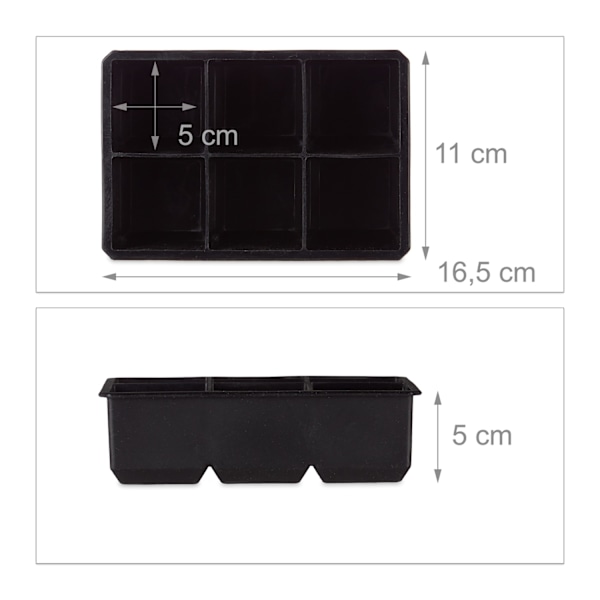 Silikone isterning form 5 cm