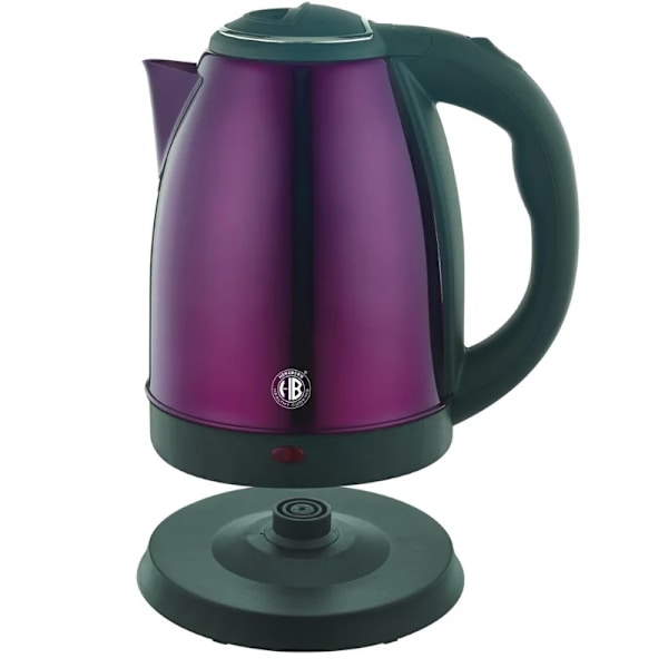 Herzberg HG-5011PUR: 1,8L 1500W elkedel i rustfrit stål - lilla