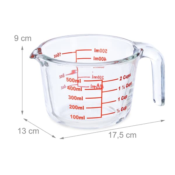 Mätkanna av glas 500 ml