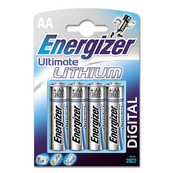 ENERGIZER Batteri AA/LR6 Ultimate Lithium 4-pak