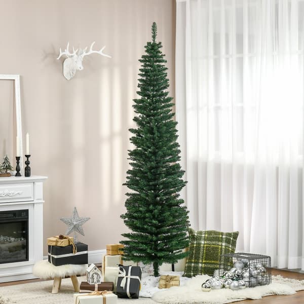 Kunstigt juletræ, 2,1 m, realistiske plastgrene