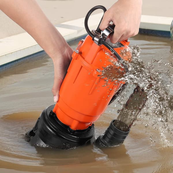 Dränkbar avfallspump, 550W, gjutjärn, 5 cm utlopp