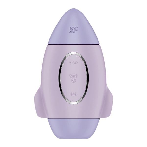 Mission Control Clit Sucker og Vibrator Violet