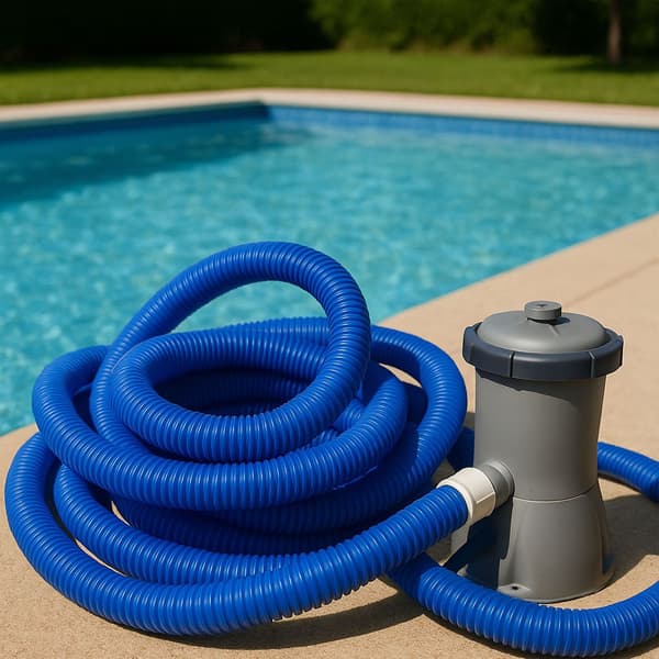 Poolslang 32 mm – Flexibel, UV- och klorresistent