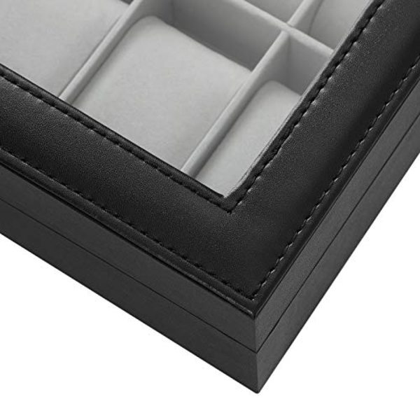 Elegant urboks med 10 pladser med glaslåg og puder