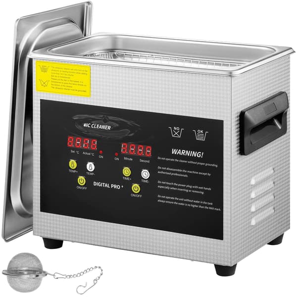 Ultraljudsrengöring 3L, digital värmetimer, 40kHz