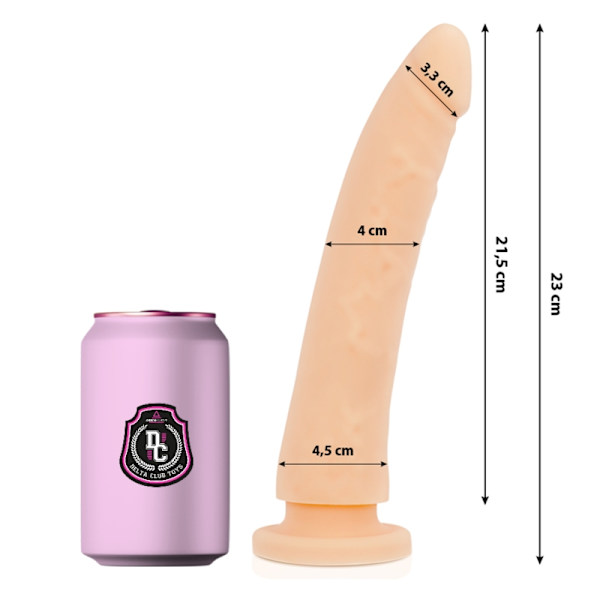 Delta Club - Toys Natural Dildo Medical Silikon 23 Cm -O- 4,5 Cm