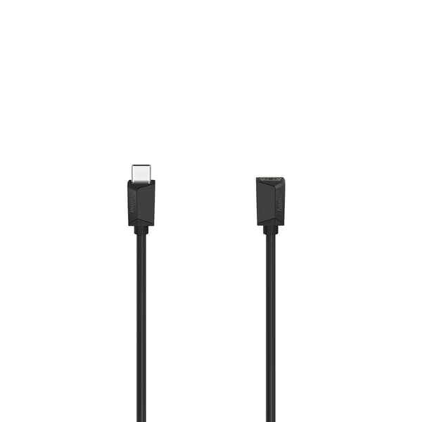 HAMA kaapeli USB-C jatke musta 0,5m
