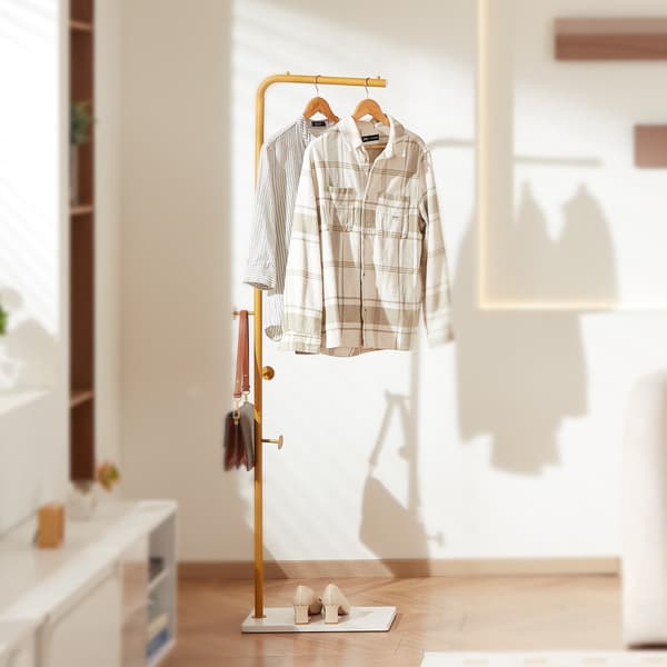 Fristående klädhängare – Kvartsbas, 3 krokar
