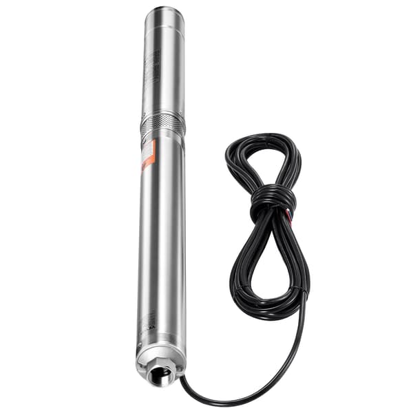 Dykpumpe til dyb brønd, 550W 230V, 65 L/min, rustfrit stål