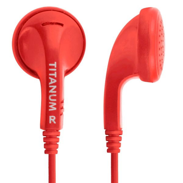 Titanum Stereo-øretelefoner Th108 Rød