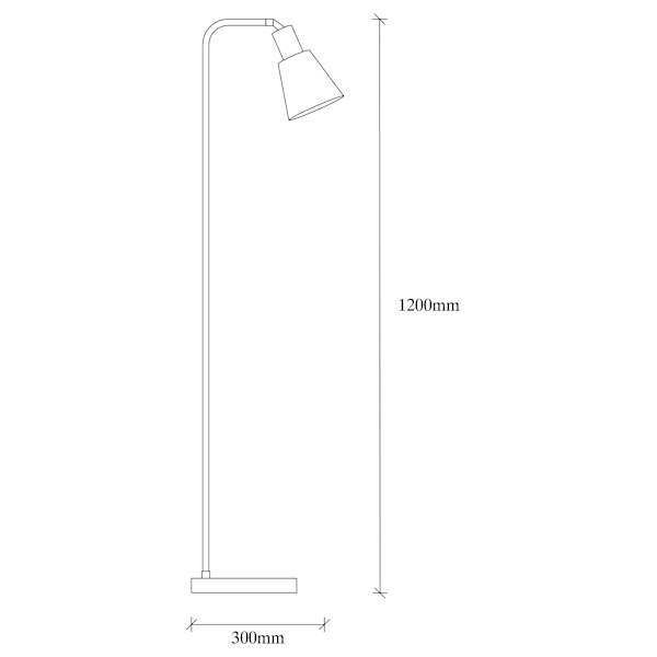 Gulvlampe Emek - 4086