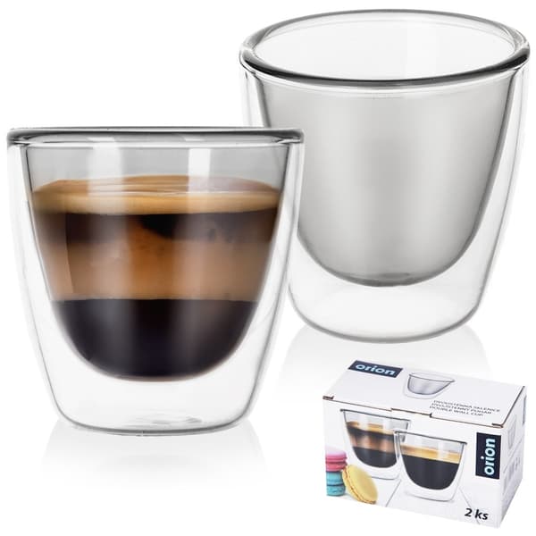 Termiska Glas med Dubbla Väggar - 90 ml, Set om 2