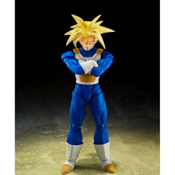 Super Saiyan Trunks S.H. Figuarts figur, 14 cm samleobjekt
