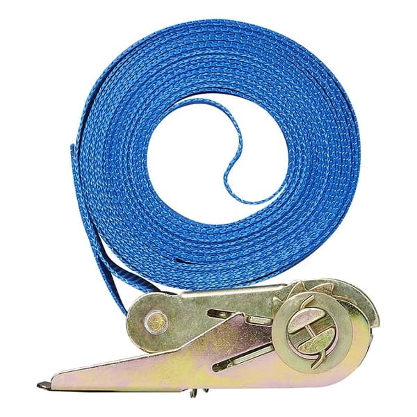 Bind strop blå med skralde 5 meter