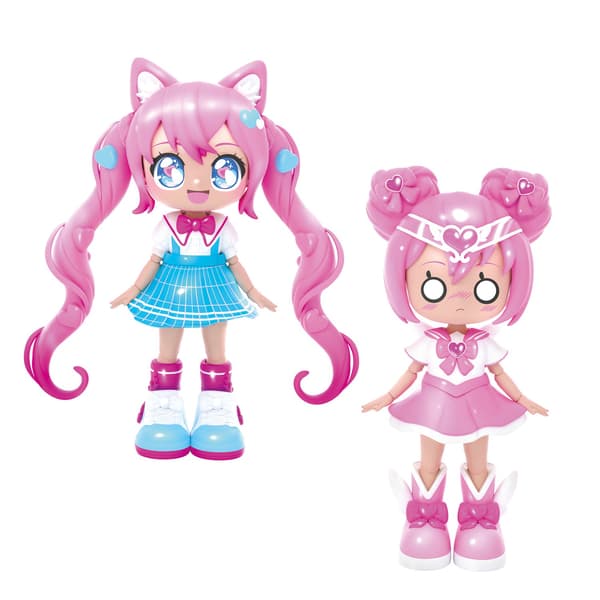 Anime-dukkesæt, 14 cm, 32 stilkombinationer