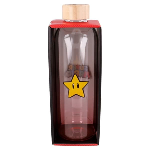 Super Mario Bros -lasipullo, tilavuus 1030 ml