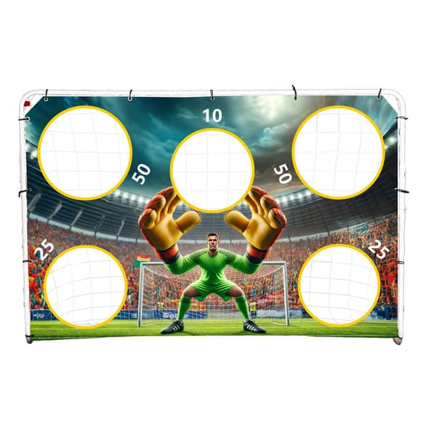 Fotbollsträningsmål med Target Sheet 180x122 cm MultiGarden