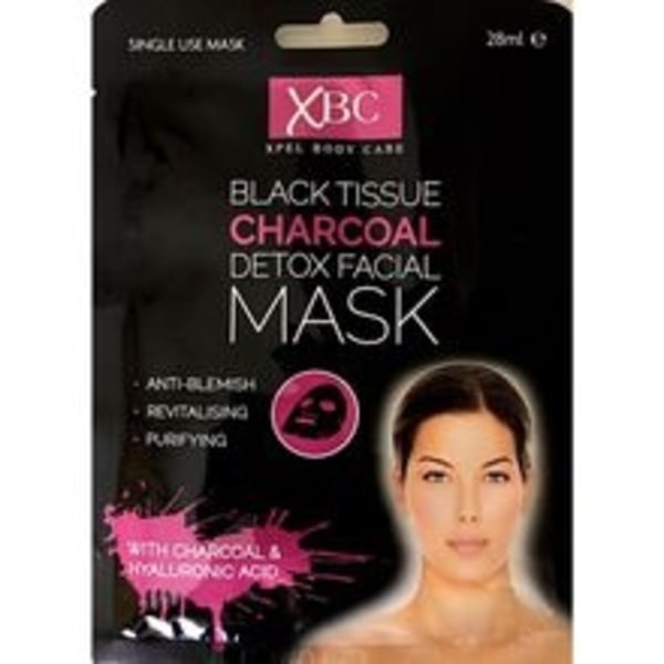 XPel - Pleť network mask with charcoal Charcoal Detox 3D (Detox