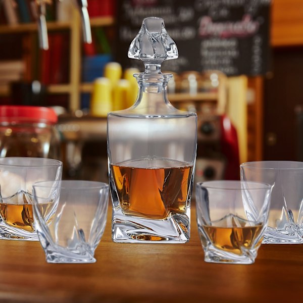 Whiskysæt 5 dele