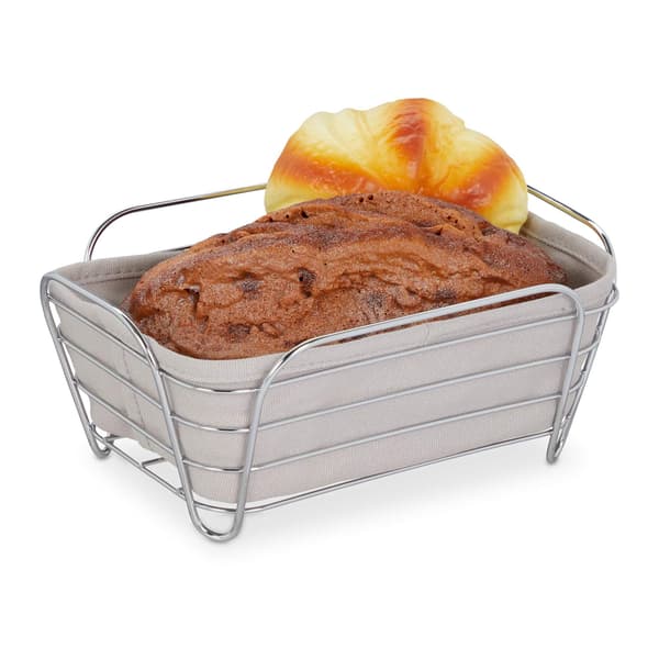 Brödkorg i metall med lock
