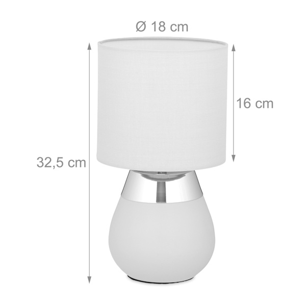 Yövalaisin kosketustoiminnolla, soikea