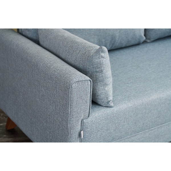 2-sæders sofa Bella Soft İkili Koltuk - Blå