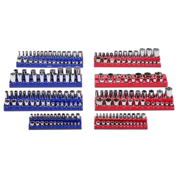 Magnetisk hylshållarorganiseringsset, 8 delar, rymmer 199