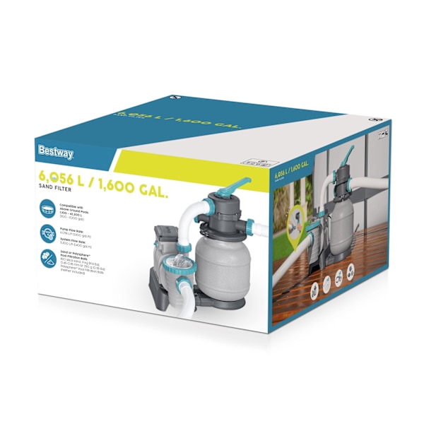 Bestway Sandfilterpumpe 6.056 L