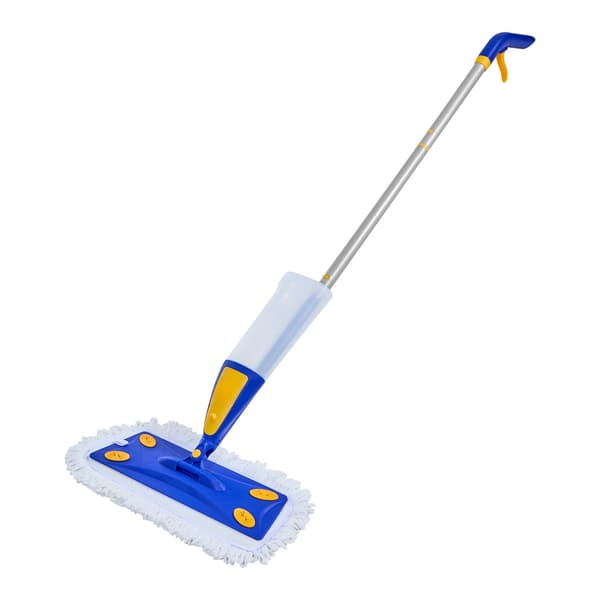 Spraymop med 800 ml beholder, 3 vaskbare puder, våd/tør