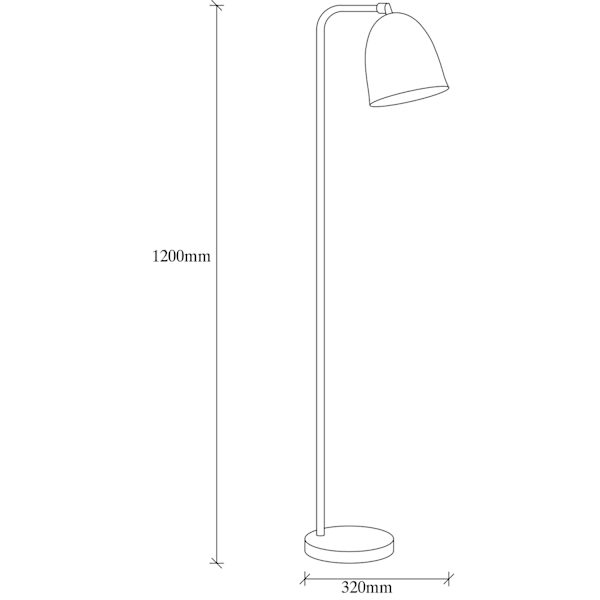 Golvlampstatuering - 4091