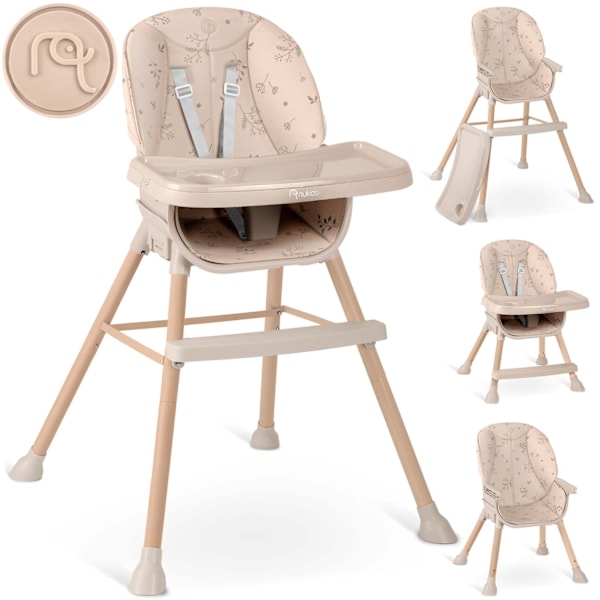 Nukido Tilo Beige syöttötuoli