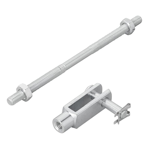 Perävaunun jarrutanko 160mm haarukalla M8
