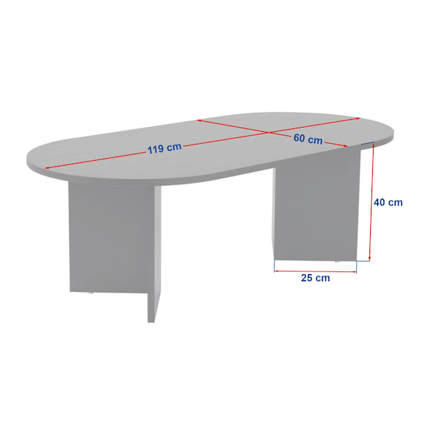 Sofabord Sable - Safir Eg, Sort