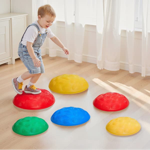 Balance Stepping Stones, 6-delt skildpadde skridsikkert sæt