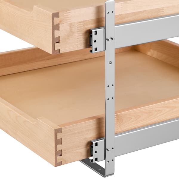 Udtræksskab med 2 niveauer, 20B x 21D, soft-close