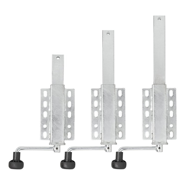 Bogstöd justerbart för båttrailer 40x40 mm teleskopisk 385-535 mm 200 kg